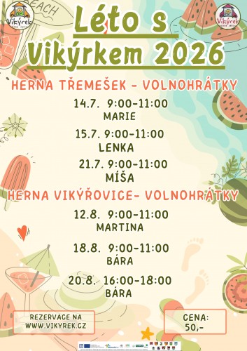  Letní Volnohrátky - 18.8.2026 - Herna Vikýřovice