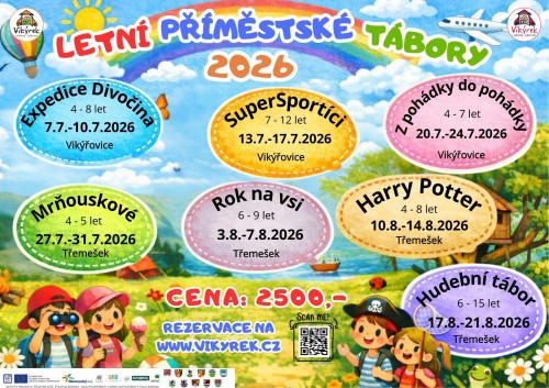  Mrňouskové 27.7.-31.7.2026 - Třemešek (KAPACITA NAPLNĚNA)
