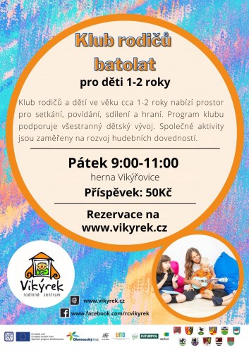  Pátek - Klub rodičů batolat - Vikýřovice