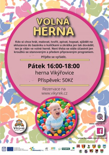  Pátek - Volná Herna  - Vikýřovice