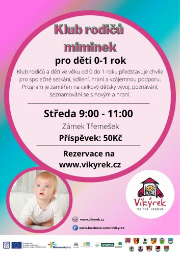  Středa - Klub rodičů miminek - Třemešek