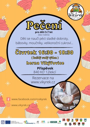 Čtvrtek - Pečení pro děti - Vikýřovice