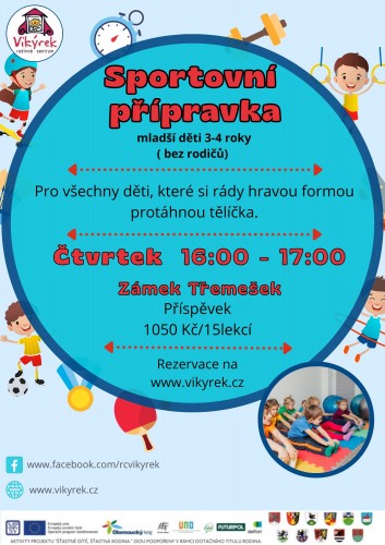  Čtvrtek -Sportovní přípravka (mladší) - Třemešek(kapacita naplněna)
