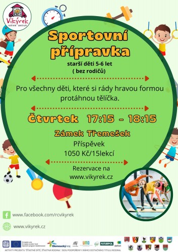  Čtvrtek -Sportovní přípravka (starší) - Třemešek( kapacita naplněna)
